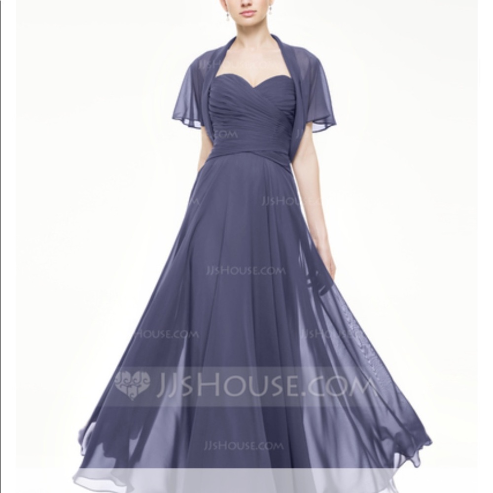 JJ’s House Gorgeous Ankle Length dress with bolero